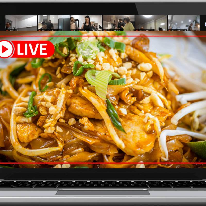 LIVE Stream Cooking Class | Pad Thai