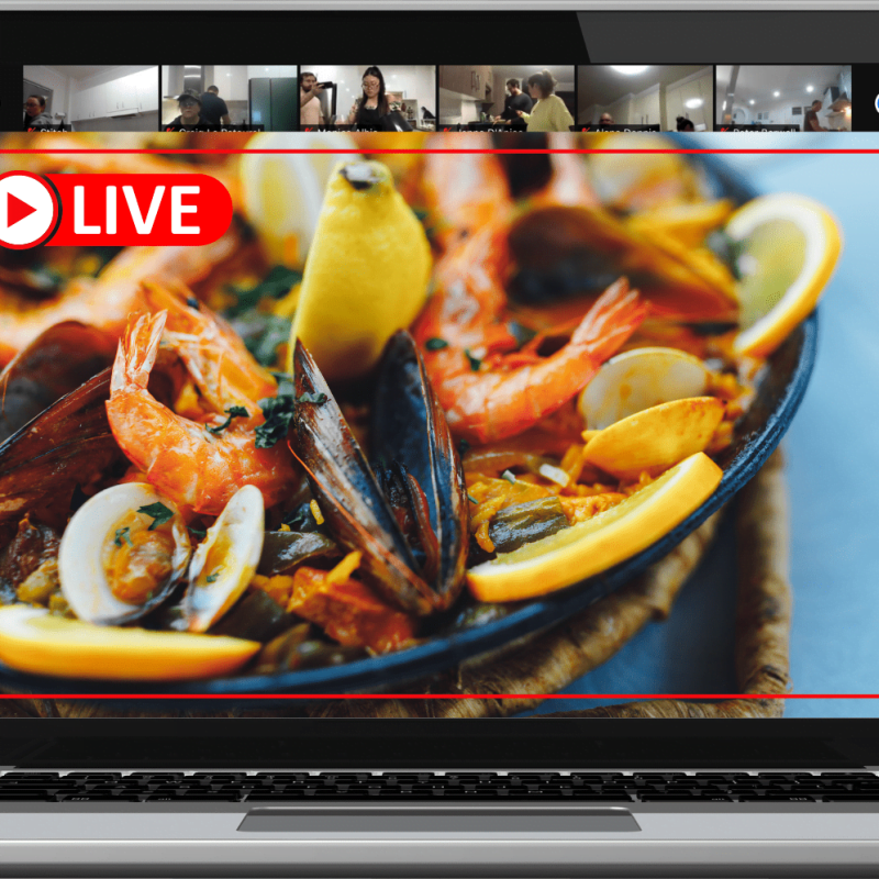 LIVE Stream Cooking Class | Paella Fiesta
