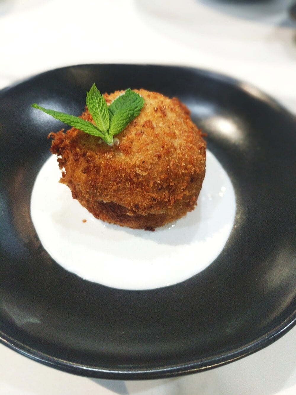 Deep fried ice cream