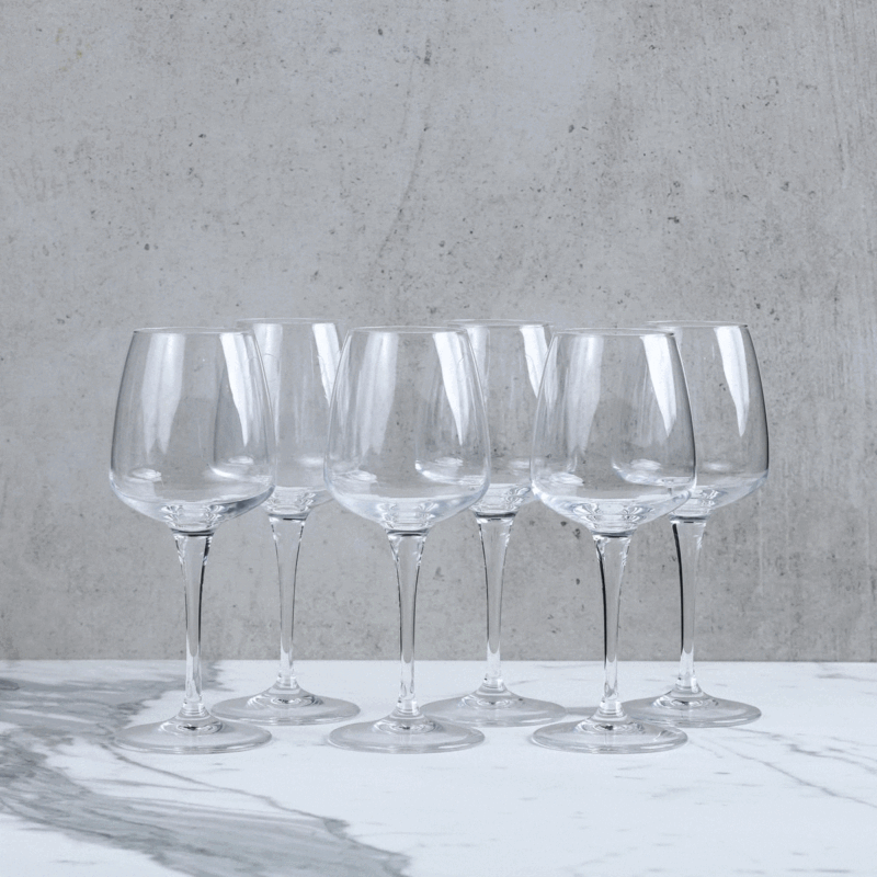 Bormioli Rocco Premium Wine Glasses Aurum Bianco - 350ml (Set 6 pce)