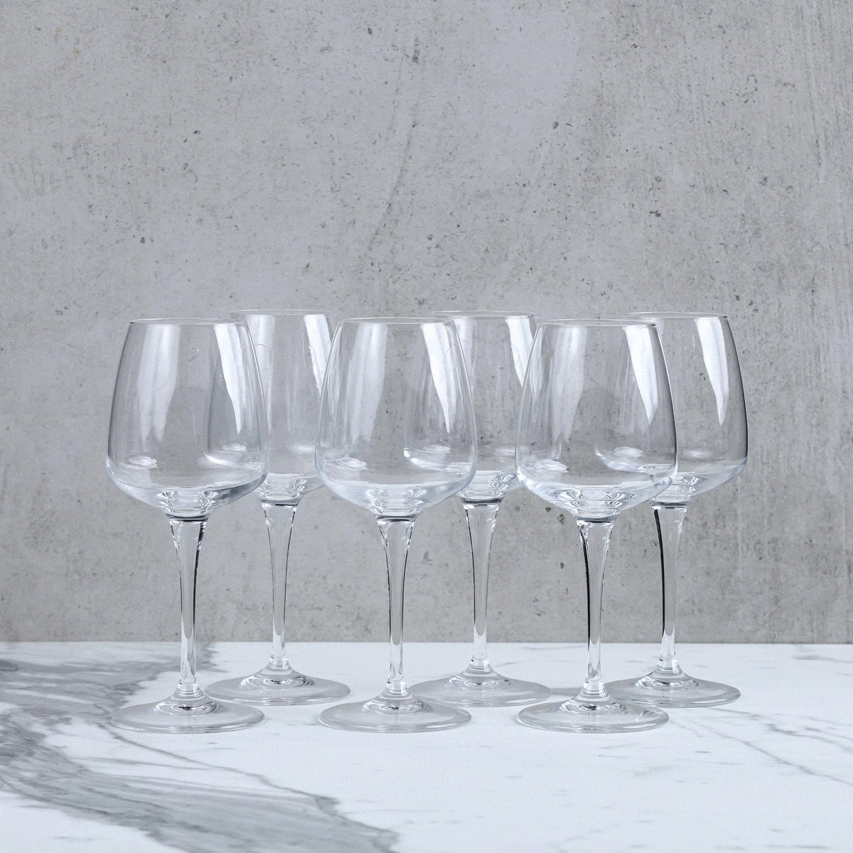 Bormioli Rocco Premium Wine Glasses Aurum Bianco - 350ml (Set 6 pce)
