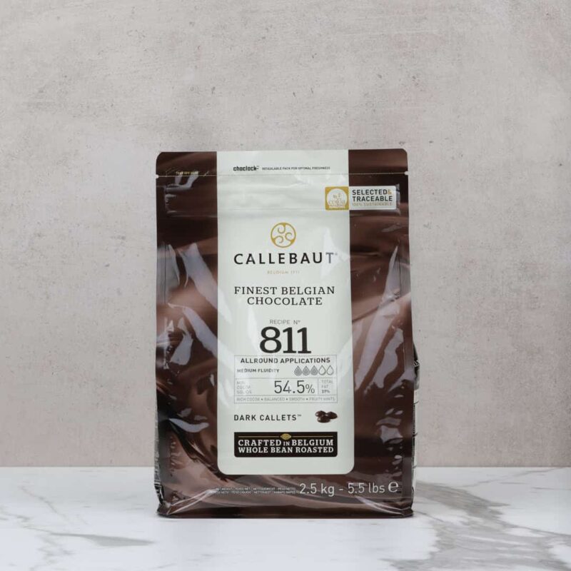 Callebaut 811 Dark Bittersweet Callet 54.5% - 2.5 kg