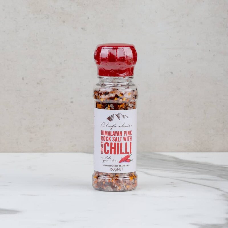 Chef's Choice Pink Rock Salt with Chilli Grinder - 160 g