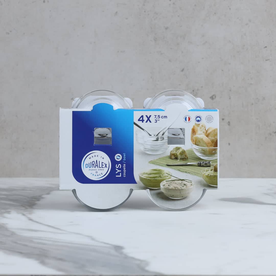 Duralex Lys - Stackable Bowl 80mm/70ml (Set of 4) - Image 4