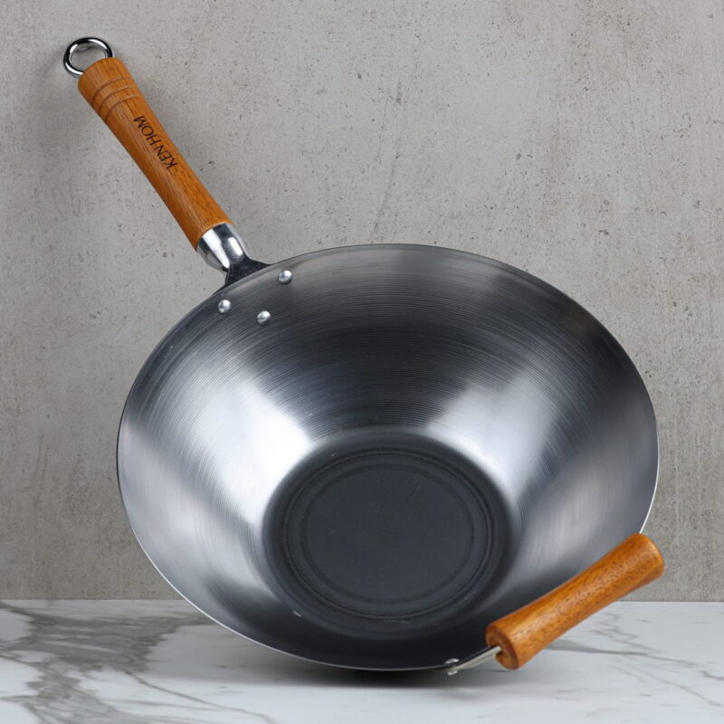 Ken Hom Carbon Steel Wok - 32 cm