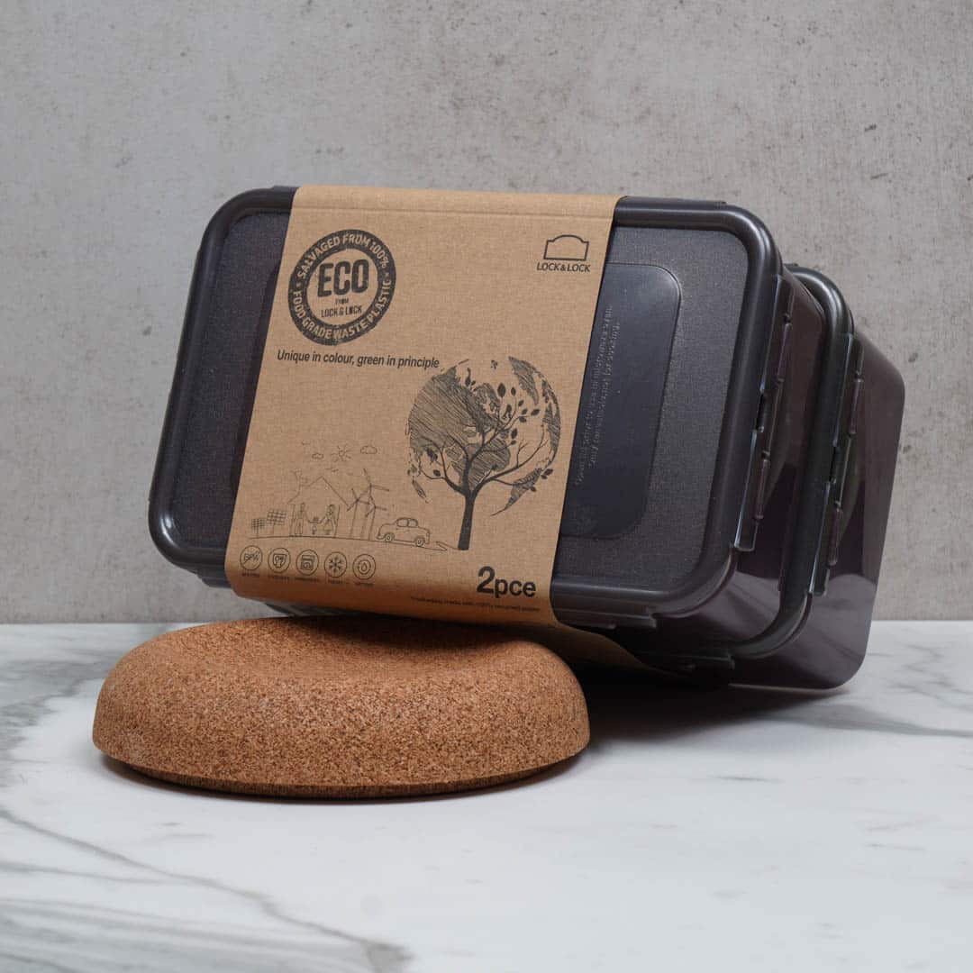Lock & Lock Eco Rectangular Container - 2pc Set 1L &1.4L - Image 4