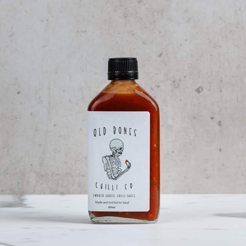 Old Bones Chilli Co Smoked Garlic Extra Hot Chilli Sauce - 200 ml