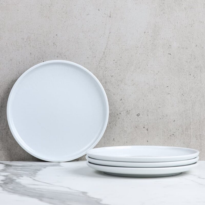 Schonwald Shiro Relief Design Round Coupe Flat Plate - 24 cm (Set 6 pce)