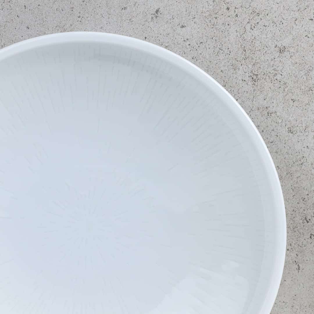 Schonwald Shiro Relief Design Round Coupe Flat Plate Deep 21 cm (Set 6 pce) - Image 3