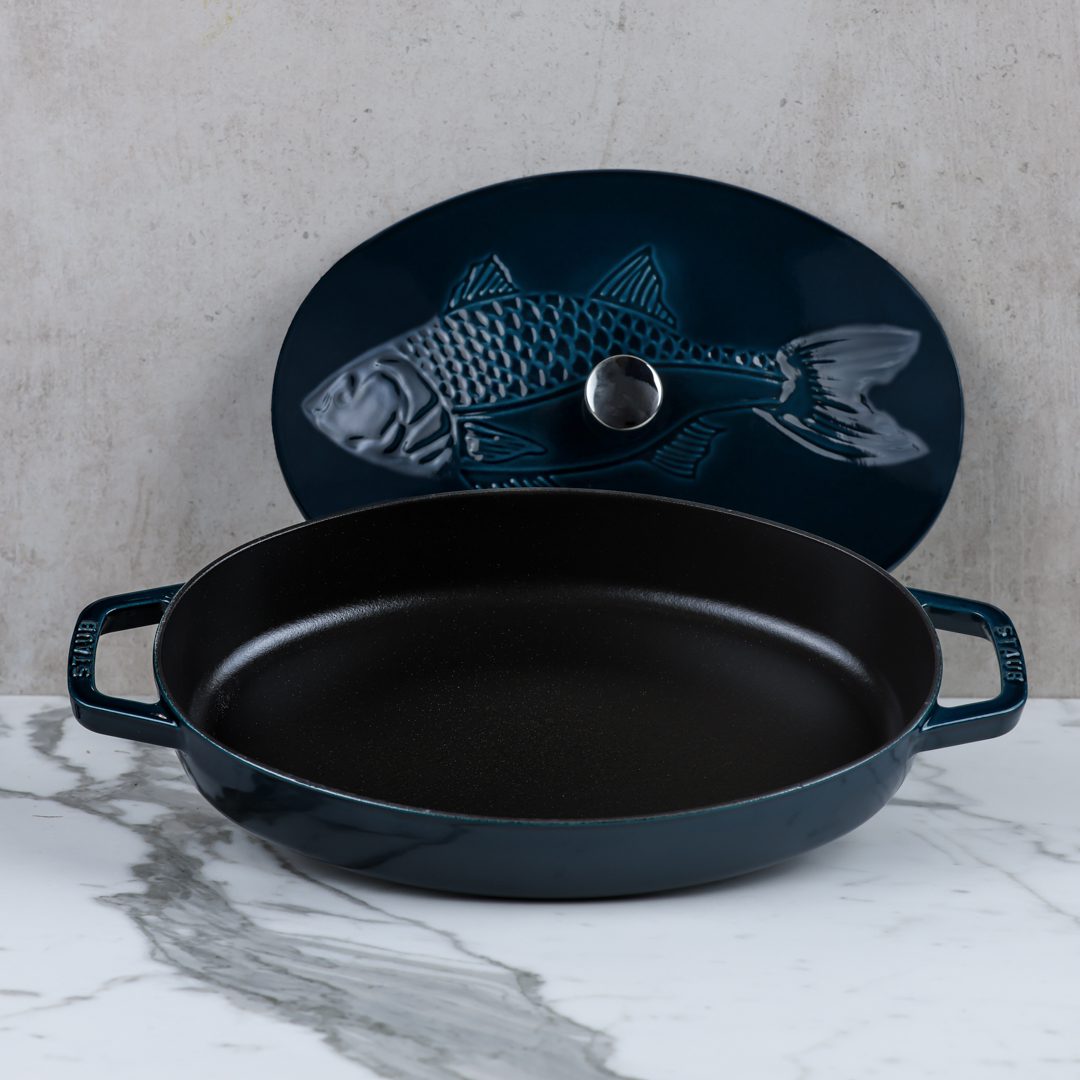 Staub La Mer Fish Oval Dish - 32 cm