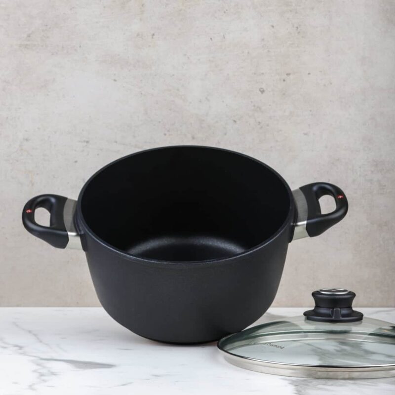 Swiss Diamond XD Induction Non Stick Deep Round Soup Pot - 24x11 cm 5.2 L