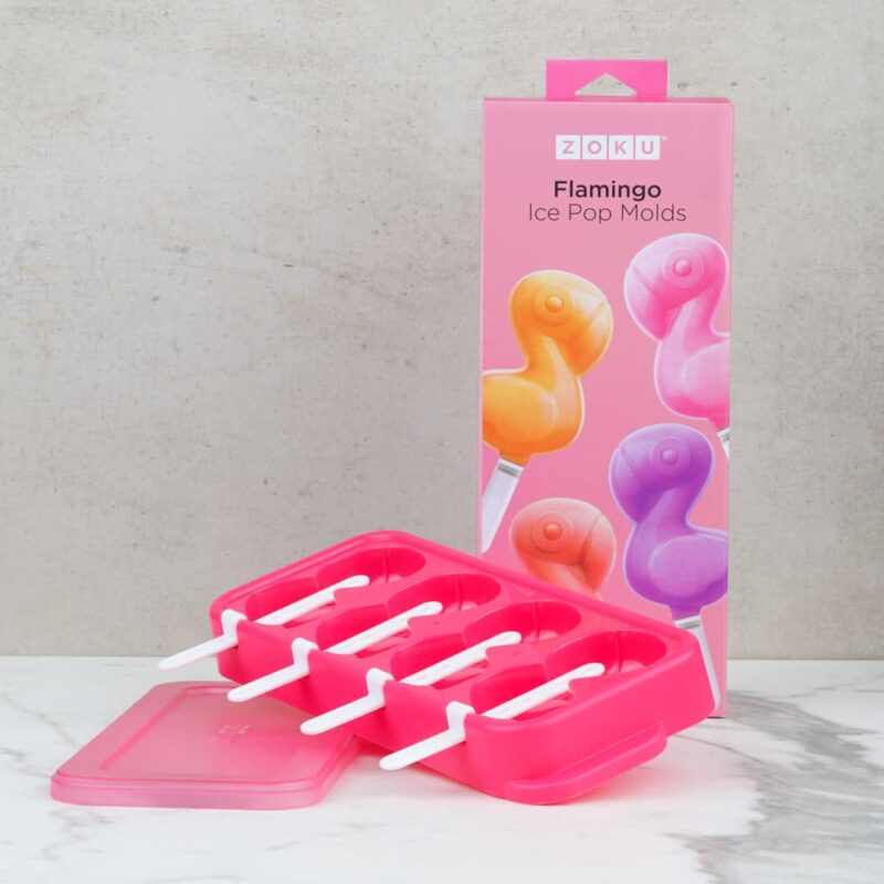 Zoku Flamingo Ice Pop Moulds (4 Moulds)